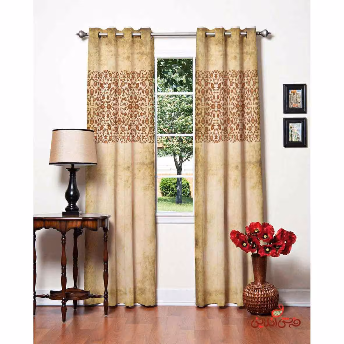 پرده 2عددی سنتی کد 2068