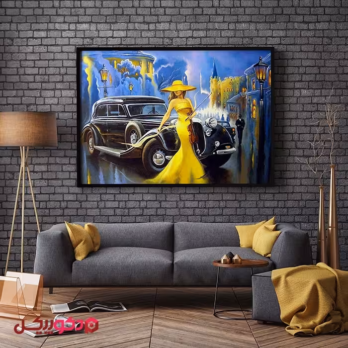 تابلو مخمل طرح فشن P37