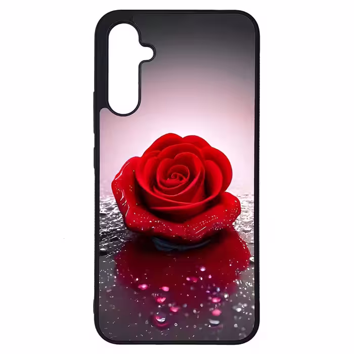 کاور طرح گل رز کد G-024 مناسب برای گوشی موبایل سامسونگ Galaxy A34 / A34 5G | دیجی قاب دونی
