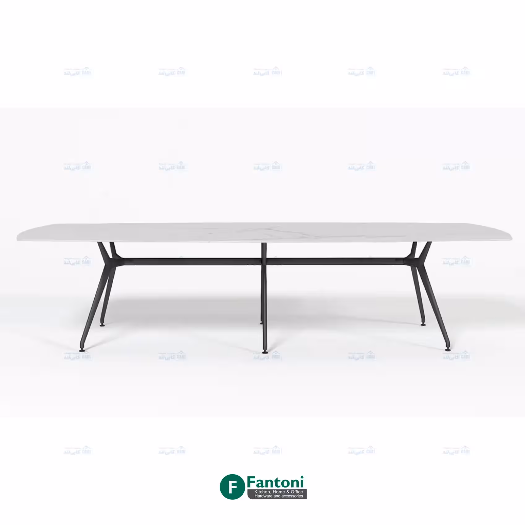 پایه میز ناهارخوری و کنفرانس مدل Velar مشکی فانتونی P121