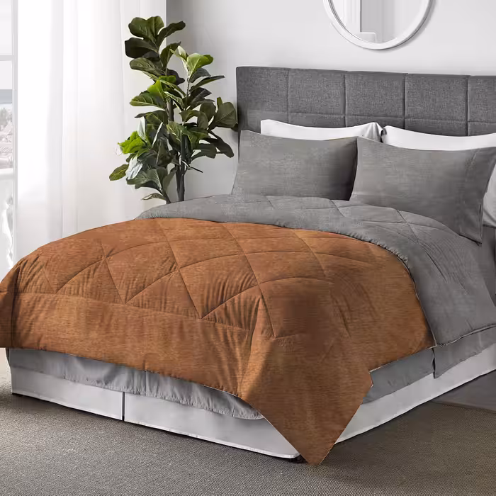 روتختی ترک طرح پتینه نقره ای قهوه ای روشن دونفره