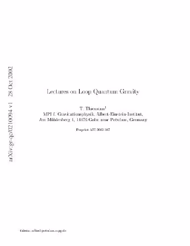 خرید و دانلود نسخه کامل کتاب Lectures on Loop Quantum Gravity