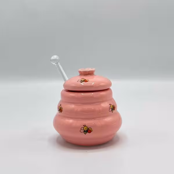 عسل خوري سراميكي صورتي