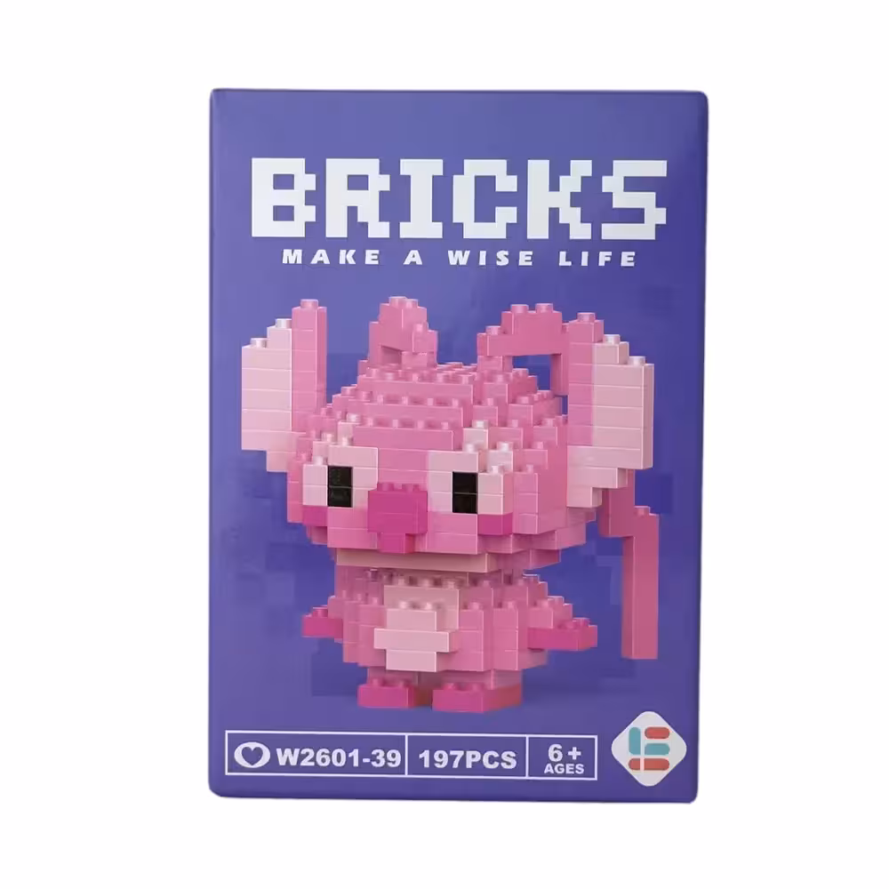 لگو بریکس شخصیت استیج صورتی 197 قطعه کد NO.W2601-39