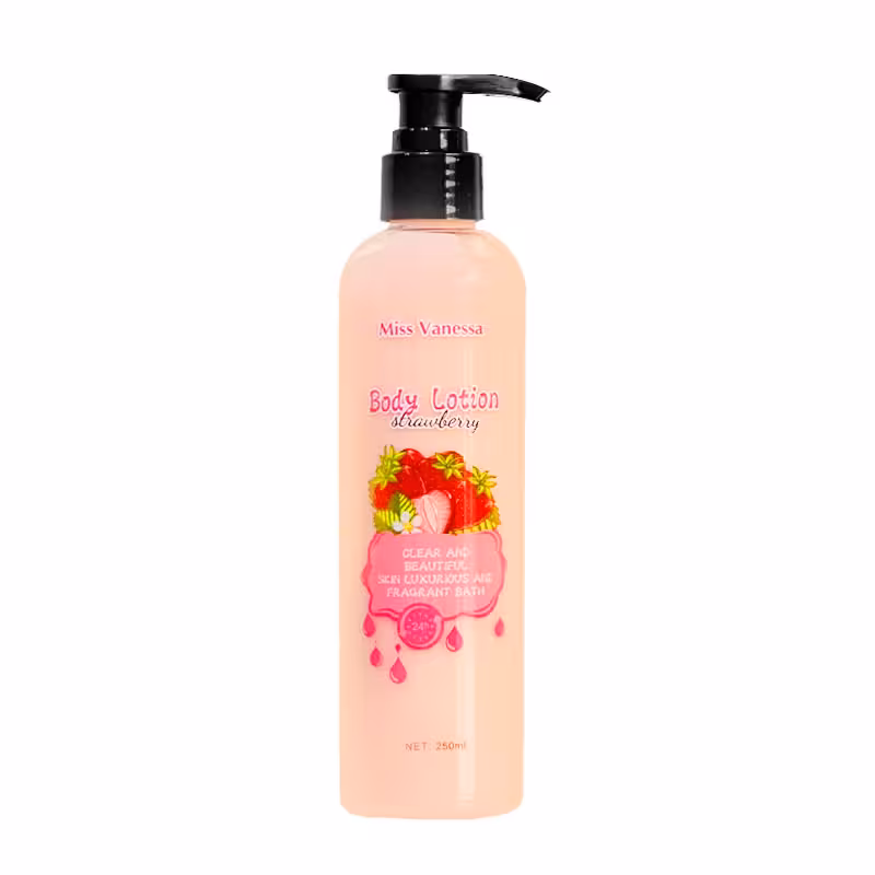 لوسیون بدن توت فرنگی میس ونسا Miss Vanessa حجم 250ml
