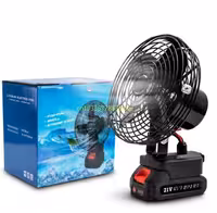 پنکه شارژی 21 ولت فلزی lithium electric fan