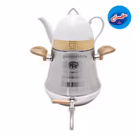 کتری و قوری شیردار FR دسته طلایی مدل 103