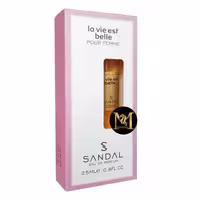عطر جیبی زنانه صندل مدل لاوی است بل حجم 25 میلی لیتر