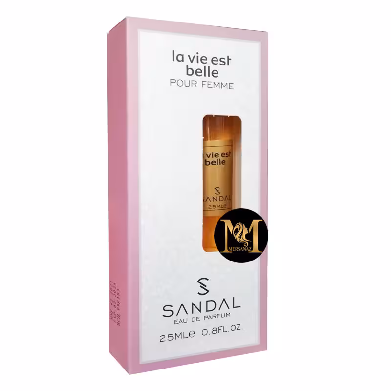 عطر جیبی زنانه صندل مدل لاوی است بل حجم 25 میلی لیتر