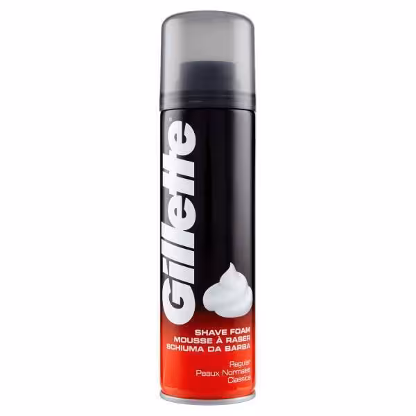ژیلت فوم اصلاح صورت 300 میل پوست نرمال قرمز Gillette