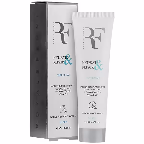 کرم پا رطوبت رسان و ترمیم کننده رویال فم (RF) انواع پوست 100 میلی لیتر | RF hydrate repair foot cream 100ml
