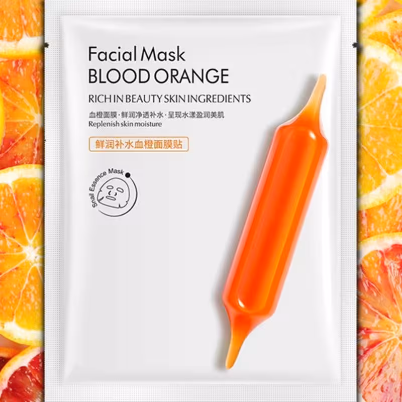 ماسک ورقه ای صورت  پرتغال خونی تولید جدید