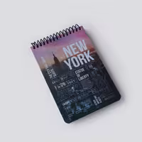 دفترچه خط‌دار 100 برگ NEWYORK سیتی پیل (PILL)