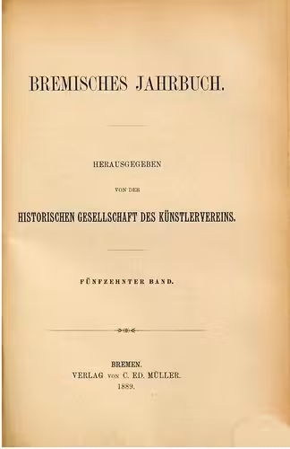 خرید و دانلود نسخه کامل کتاب Bremisches Jahrbuch