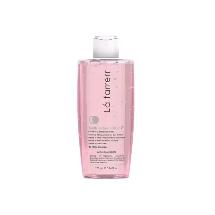 تونر پاک کننده صورت لافارر مدل Dry & Sensitive Skin کد 2 حجم 170 میلی لیتر