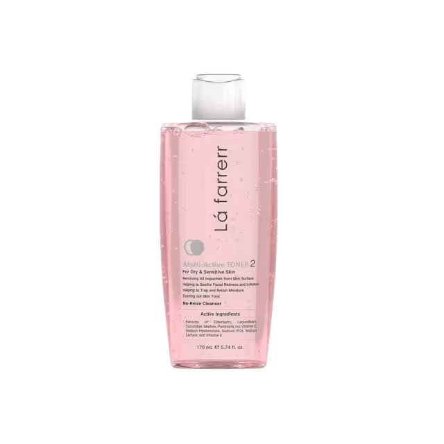 تونر پاک کننده صورت لافارر مدل Dry & Sensitive Skin کد 2 حجم 170 میلی لیتر