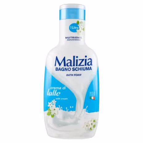 شامپو بدن مالیزیا Malizia مدل Milk Cream حجم 1 لیتری