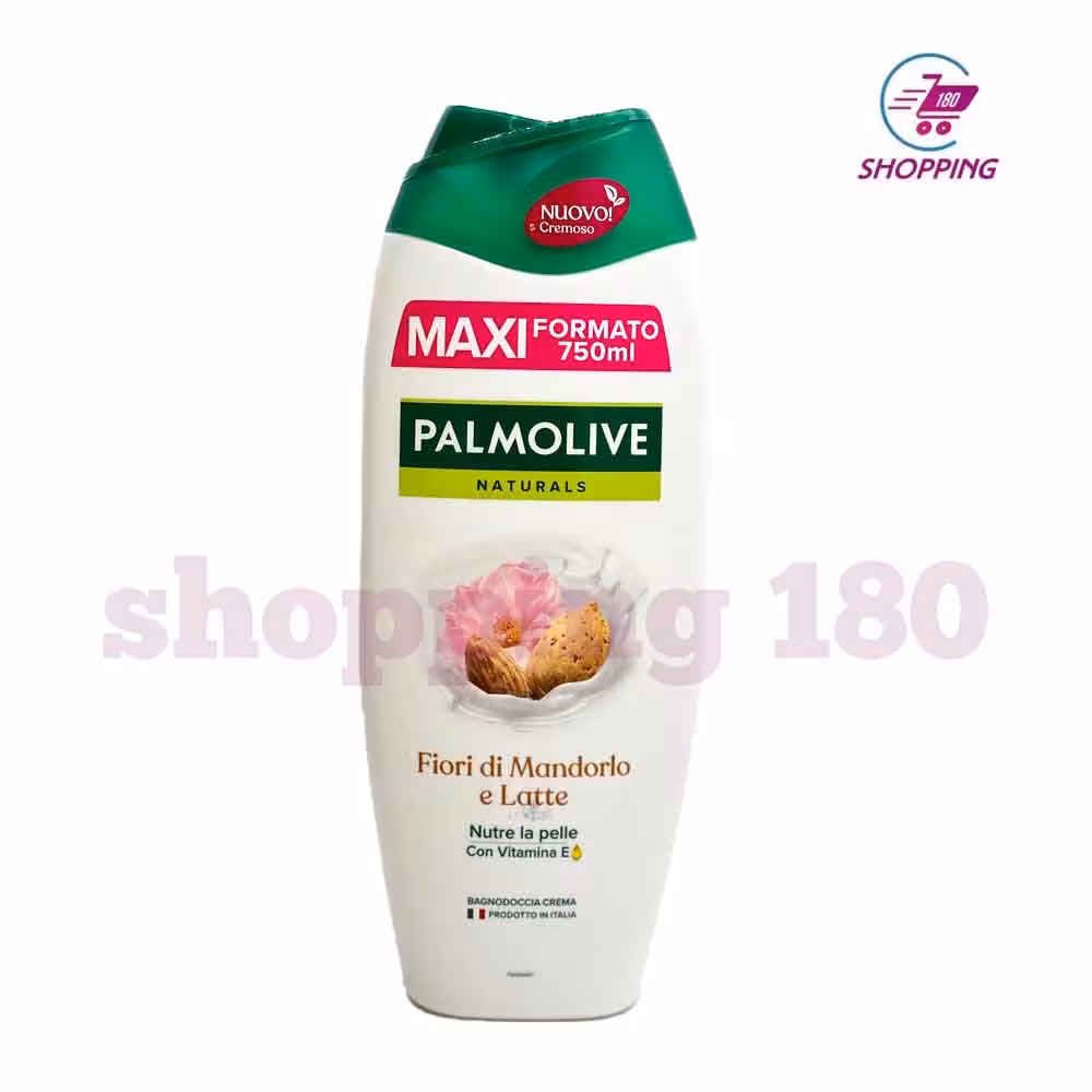 شامپو بدن پالمولیو 750 میل با عصاره شکوفه های بادام و شیر