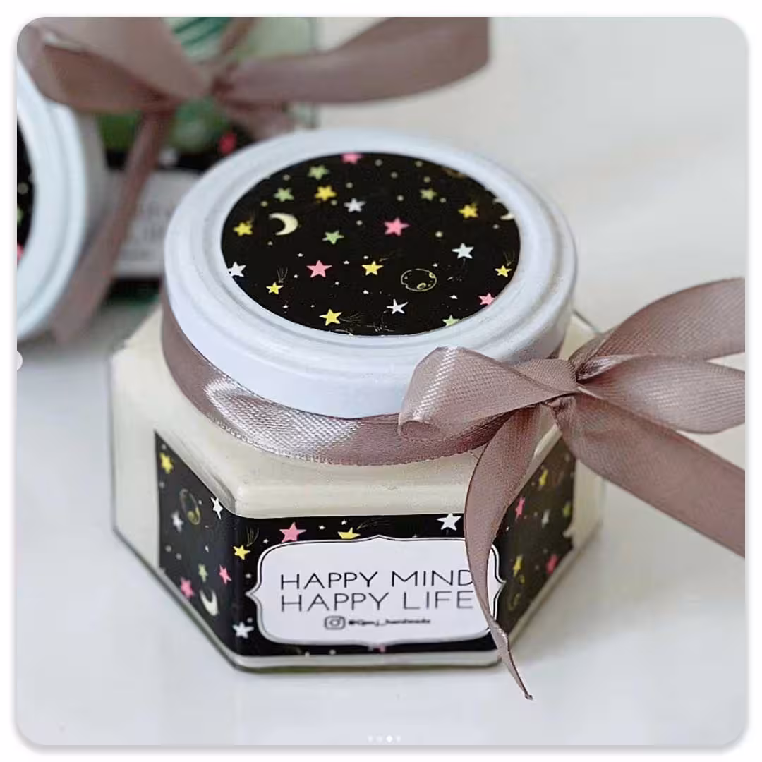 شمع فانتزی ستاره مشکی