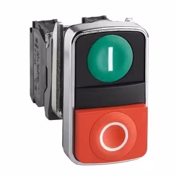 استارت استوپ دوبل فلزی 1NO 1NC اشنایدر الکتریک