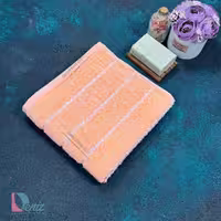 حوله دستی تانیا رنگ نارنجی روشن