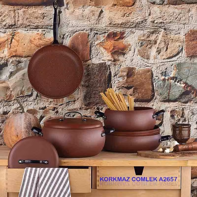 قابلمه گرانیتی هفت پارچه کرکماز Comlek A2657
