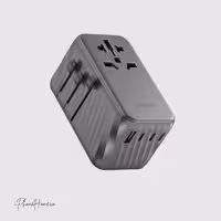 آداپتور انرجیا 120W مدل TravelWorld GAN120 طوسی (8542)