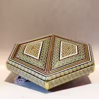 شکلات خوری دو درب خاتم کاری اعلا