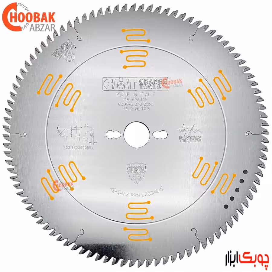 تیغ اره MDF بر سی ام تی 96 دندانه قطر 30 سانتیمتر مدل 281.696.12M