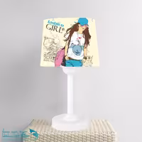 آباژور اتاق کودک طرح دختر فشن کد A1706