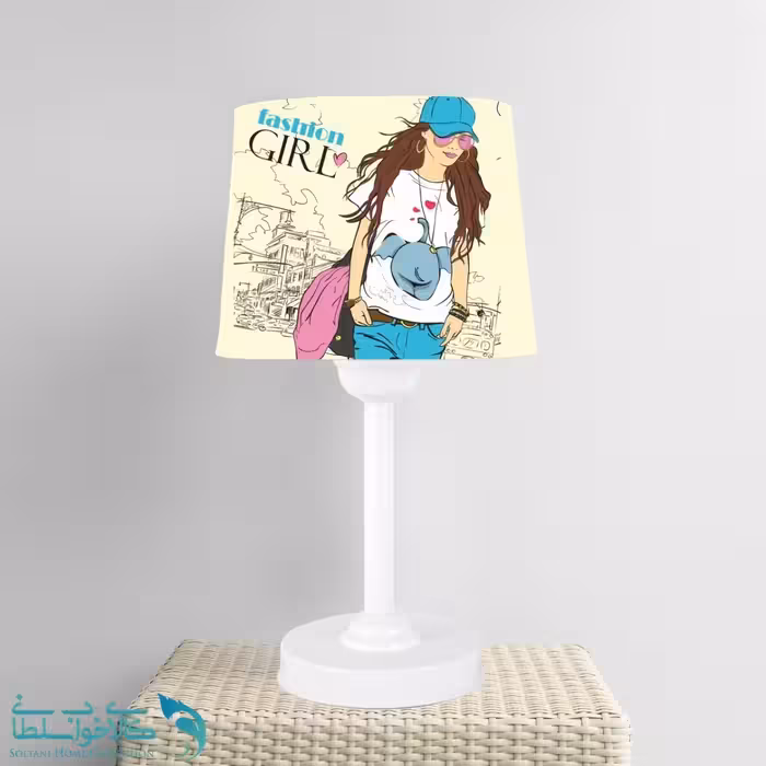 آباژور اتاق کودک طرح دختر فشن کد A1706