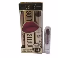 رژ لب جامد و مداد لب یوشاس شماره 01 USHAS