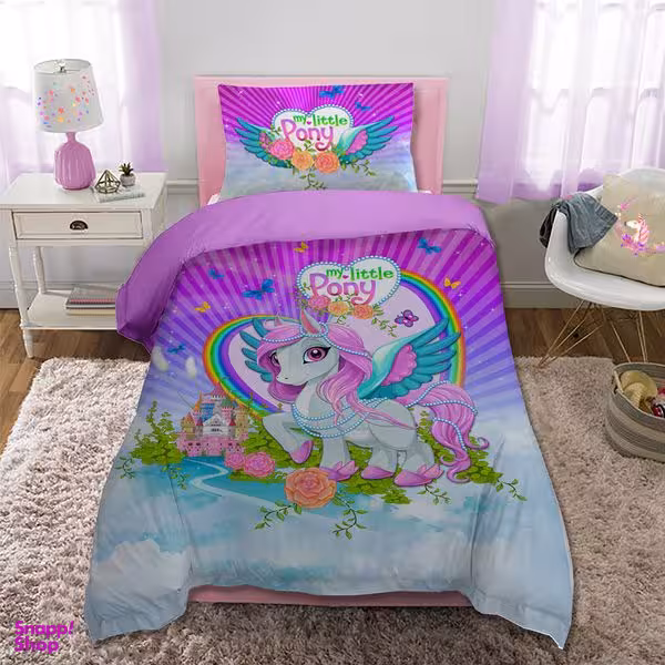 سرویس خواب راشا مدل Pony یک نفره 3 تکه