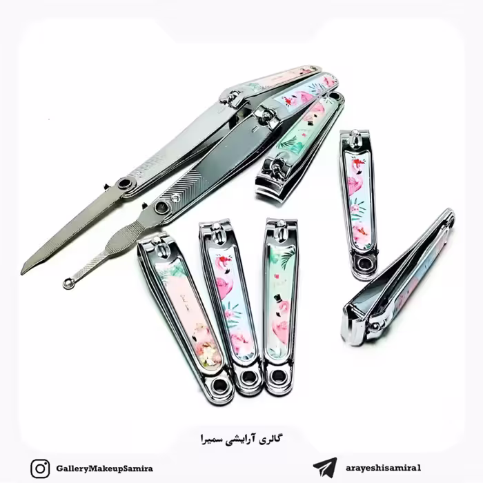ناخن گیر طرح گلدار   