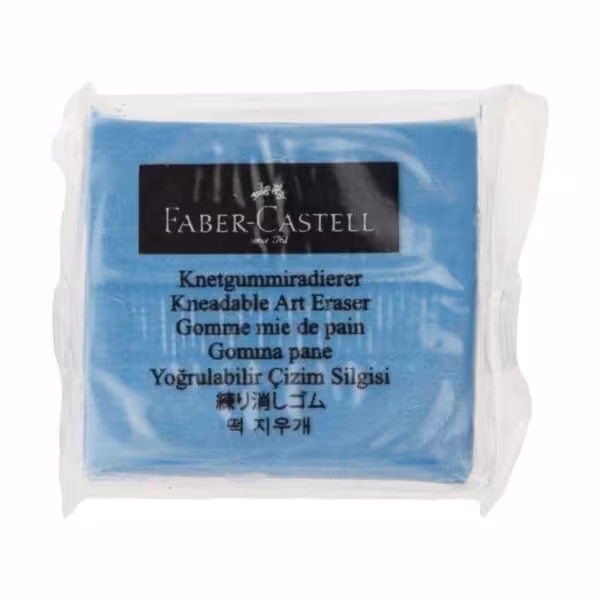 پاک کن خمیری فابرکاستل رنگ آبی
