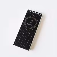 دفترچه مستطیل مشکی کیچ بوک (KITSCHBOOK)