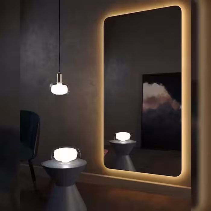 آینه الف مدل بک لایت طرح نوستالژی کد30-130