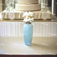 گلدان شیشه ای درجه1تمیم بزرگ64*25