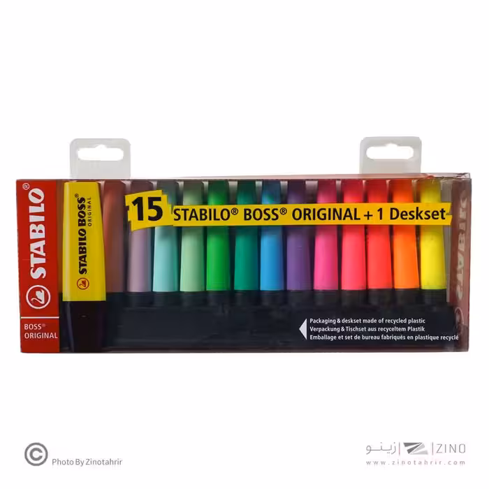 علامت زن جور15رنگ باس اورجینال(فسفری) استابیلو کد7015-01