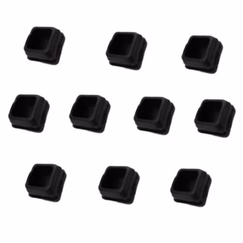 درپوش پلاستیکی 2.5 در 2.5 سانتی مترمناسب برای چهار پایه و میز و صندلی بسته 50 عددی