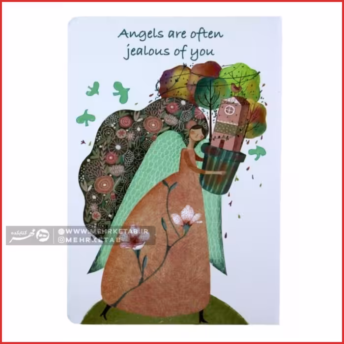 دفتر زندگی بانوان با شعار angels are often jealous of you