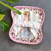 سفره پاک کن مخمل لیلیان - طرح 35