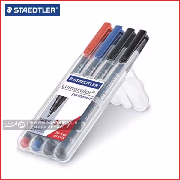 ماژیک پاک نشو استدلر بسته 4 عددی Staedtler lumocolor permanent universal pen