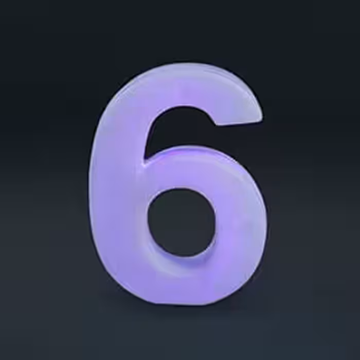 استند عدد 6 نورانی ارتفاع 100سانتیمتری LED