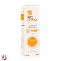 کرم ضد آفتاب بدون رنگ پرودرما   SPF 50 مدل ضد لک حجم 40 میلی لیتر | PRODERMA SPF 50  LIGHTENING SUNSCREEN ANTI SPOT INVISIBLE 40 ML