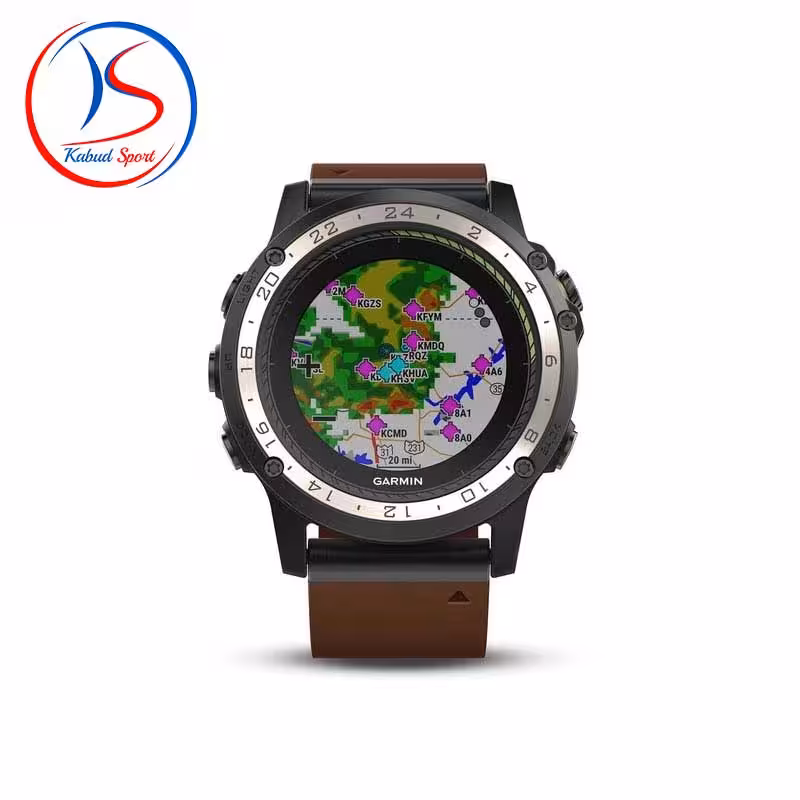 ساعت خلبانی Garmin مدل D2 Charlie Leather