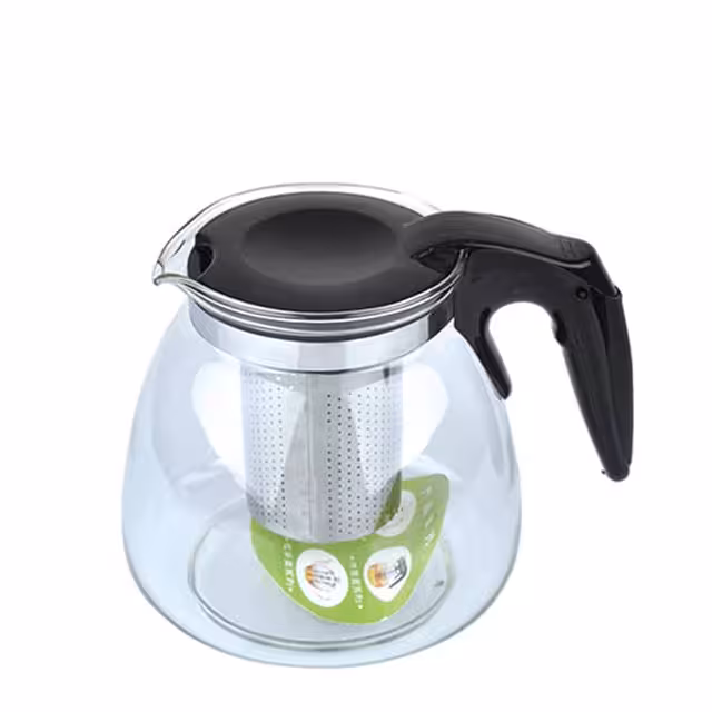 قوری پیرکس فشاری مدرج 900 میلی لیتری