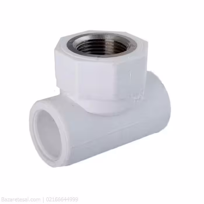 سه راه بوشن فلزی آذین سایز 1/2*25 اینچ