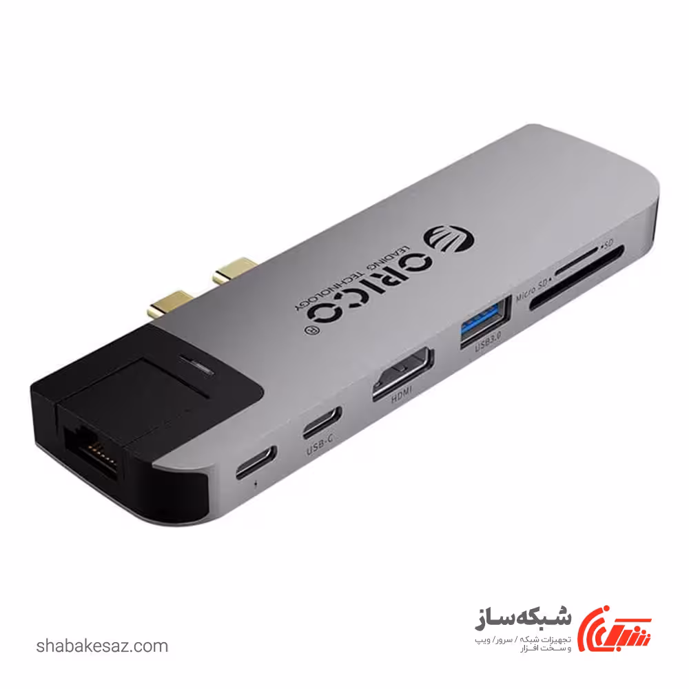 قیمت و خرید هاب Type C اوریکو ORICO 2CT-8HR - شبکه ساز