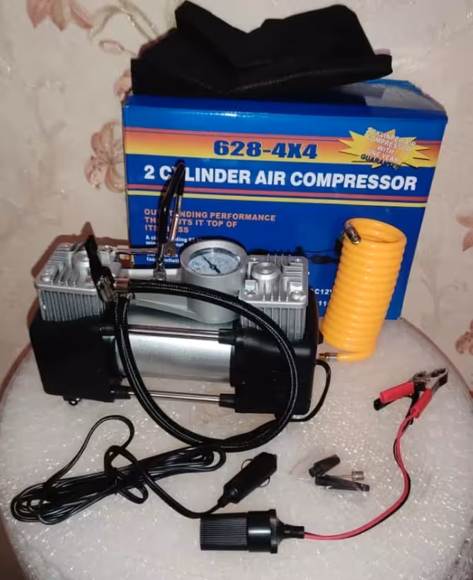 پمپ باد فندکی کمپرسور باد خودرو مدل 628-4X4